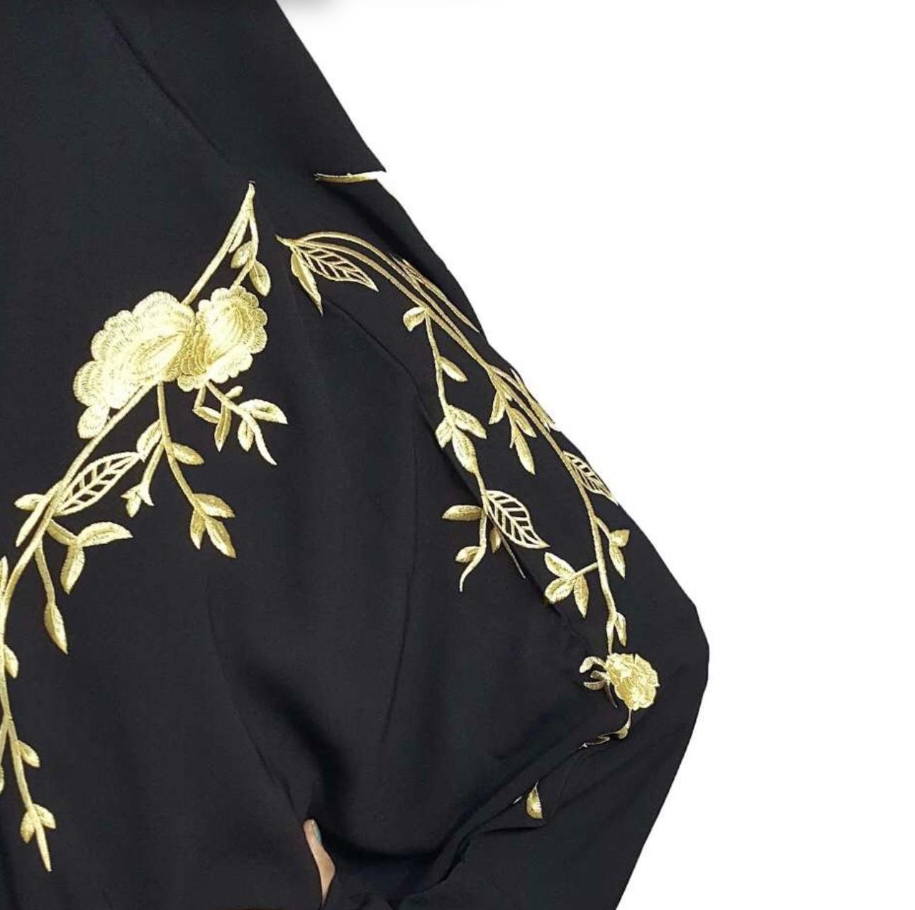 Jilbab Golden Flower