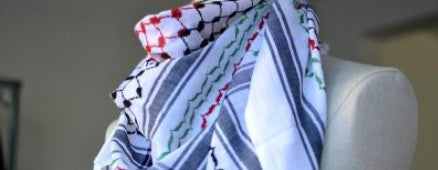 Keffieh palestinien Original couleur drapeau palestinien
