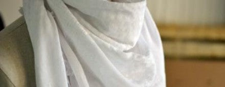 Keffieh palestinien original blanc